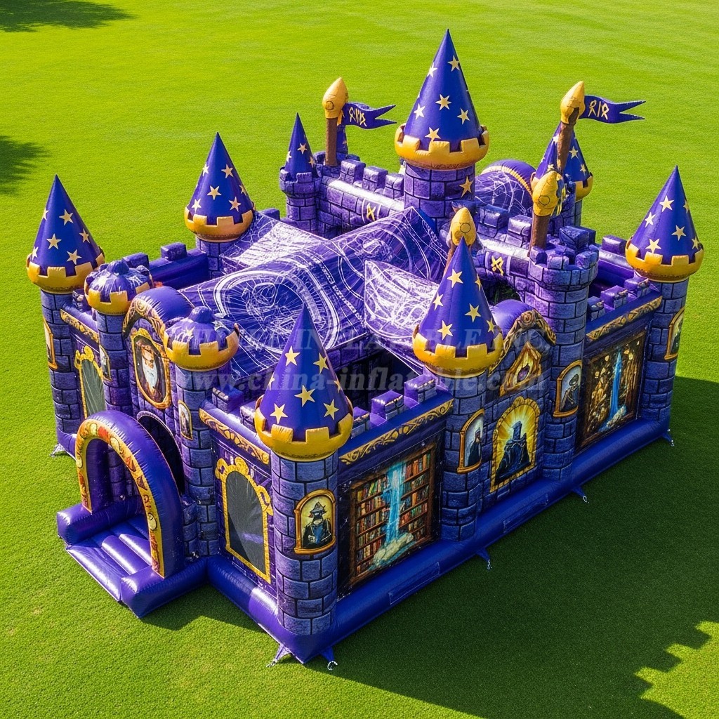 T5-3132 Wizard Theme Inflatable Castles