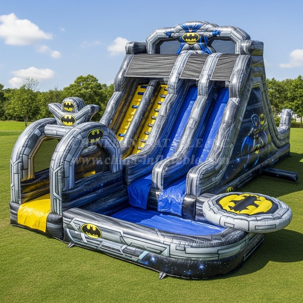 T8-9275 Batman Theme Inflatable Water Slide