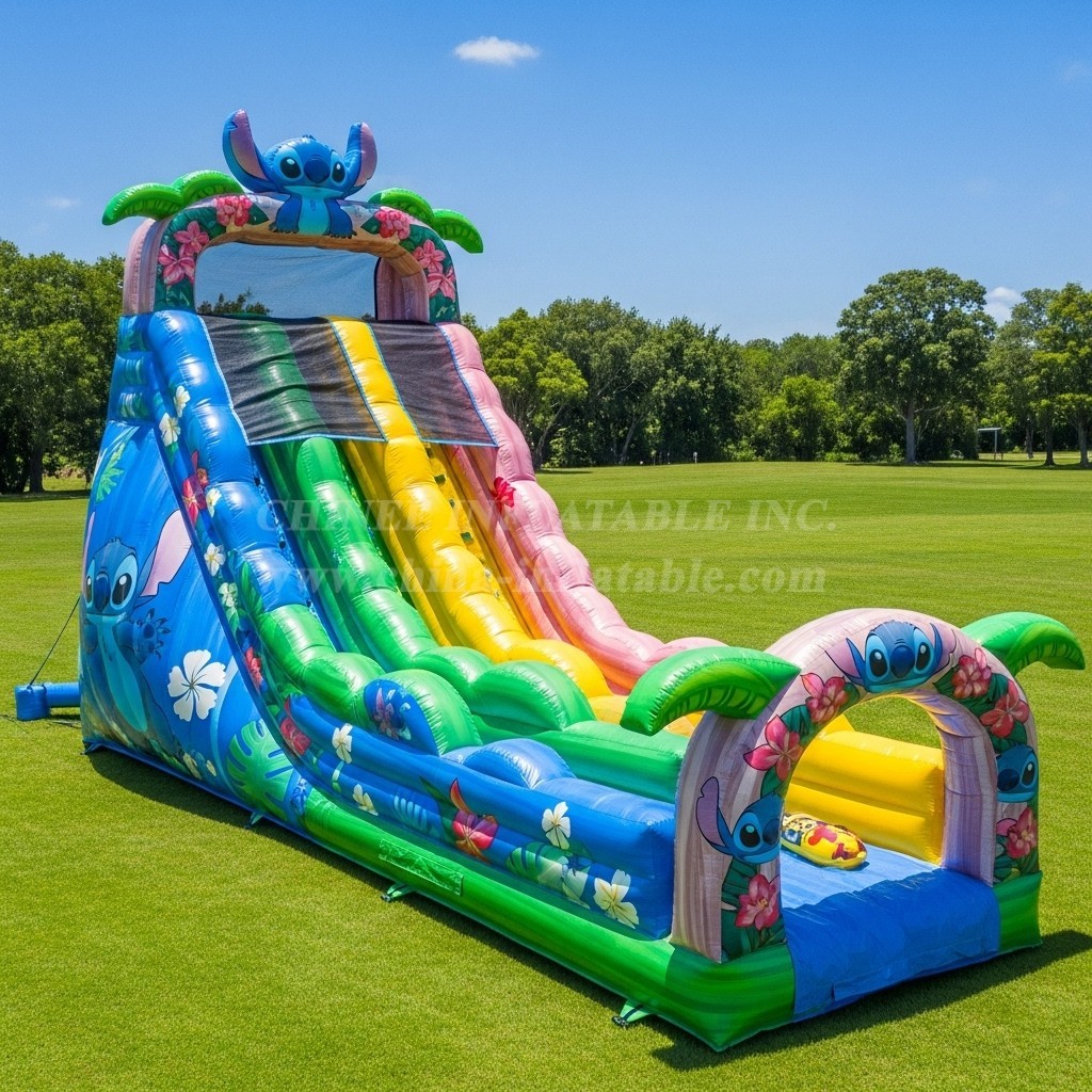 T8-9432 Lilo & Stitch Theme Inflatable Slide