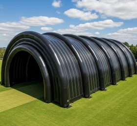 Tent1-6034 Arched Black Inflatable Tunnels Tent