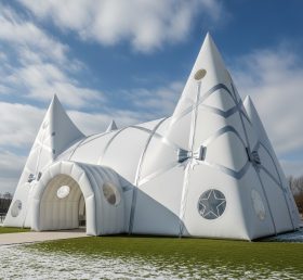 Tent1-6047 Ice Castle Theme Inflatable Tent