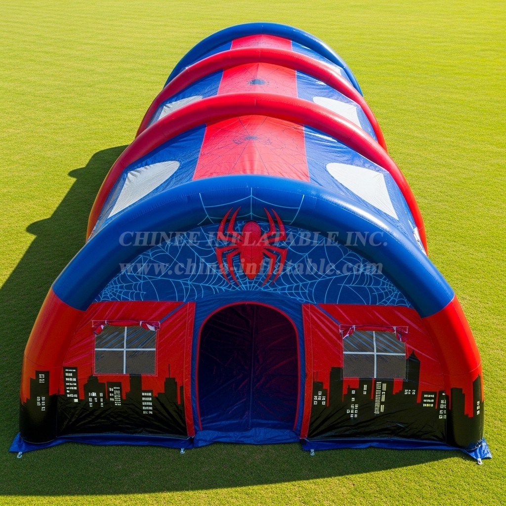 Tent1-6090 Spider-Man Theme Inflatable Tent