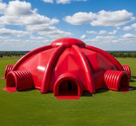 Tent1-6095 Giant Red Inflatable Dome Tent