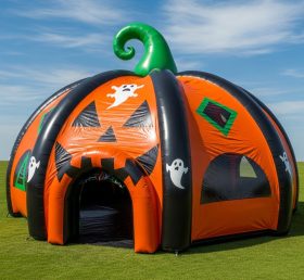 Tent1-6111 Halloween Pumpkin Theme Inflatable Dome Tent