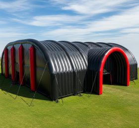 Tent1-6166 Black Arch Tunnel Inflatable Tent
