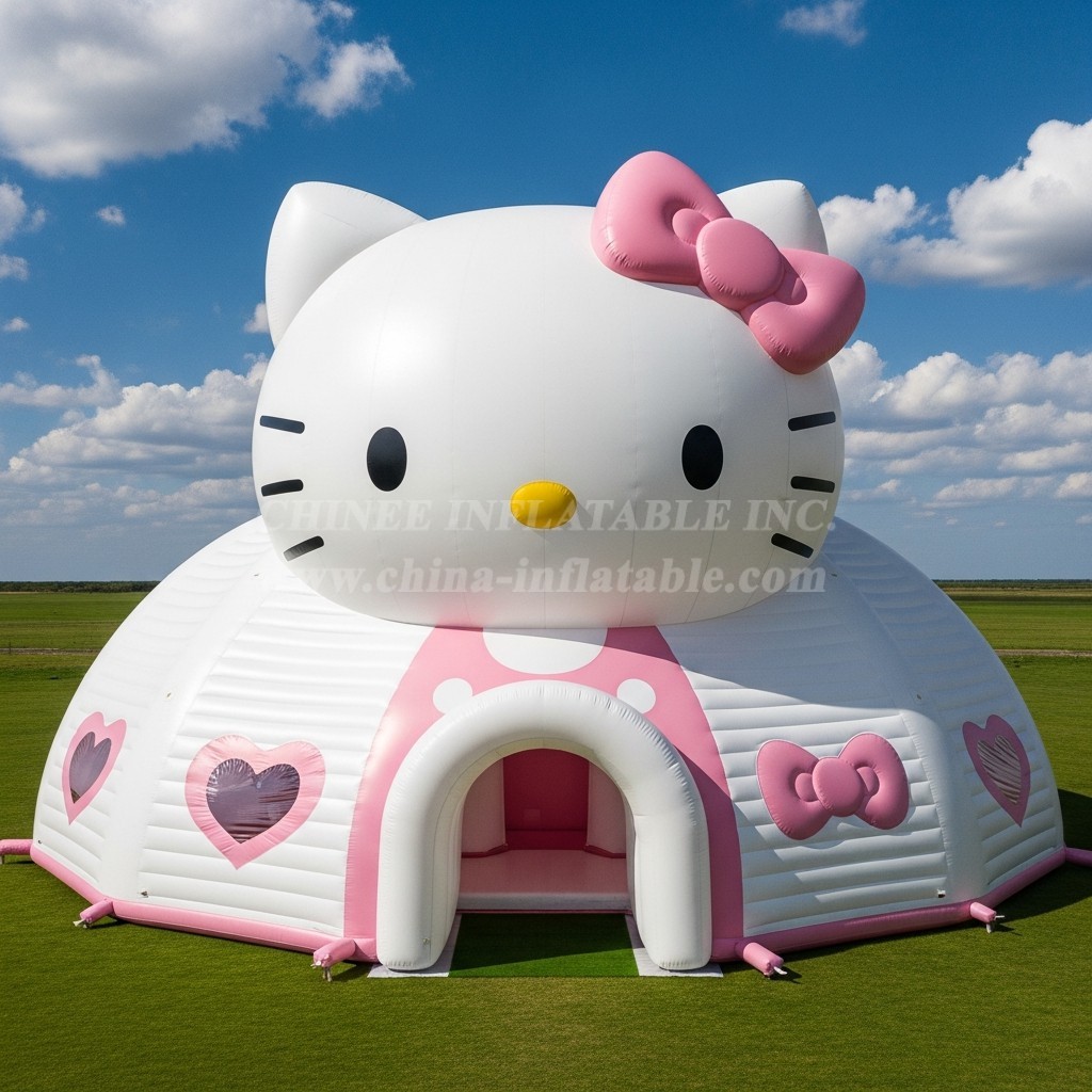 Tent1-6180 Hello Kitty Theme Inflatable Tent