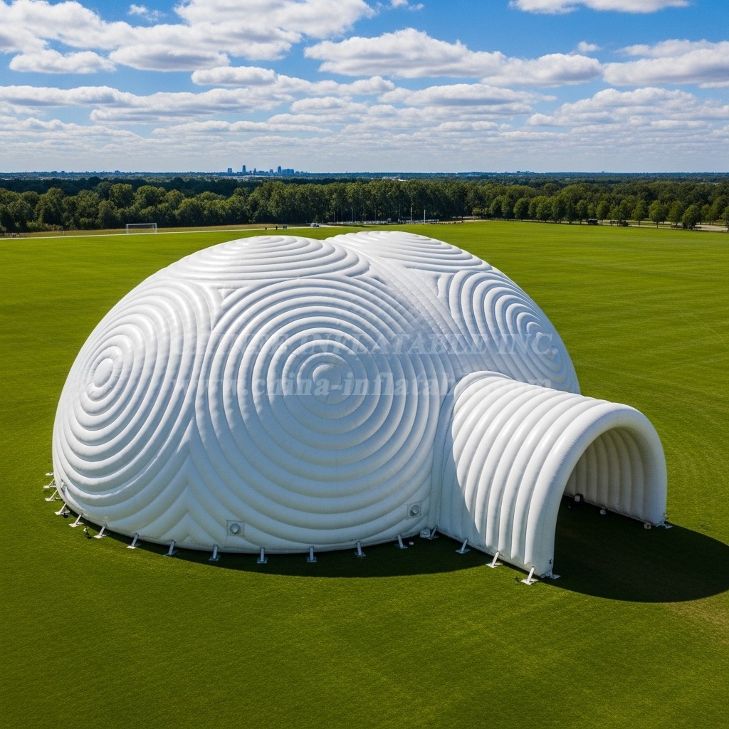 Tent1-6239 Spiral Swirl Inflatable Dome