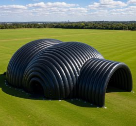 Tent1-6246 Black Dome Arch Inflatable Tunnels