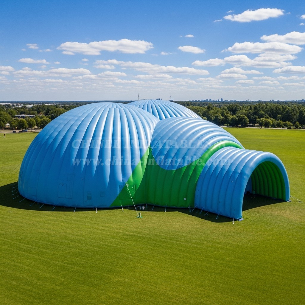Tent1-6277 Blue Bubble Park Inflatable Dome
