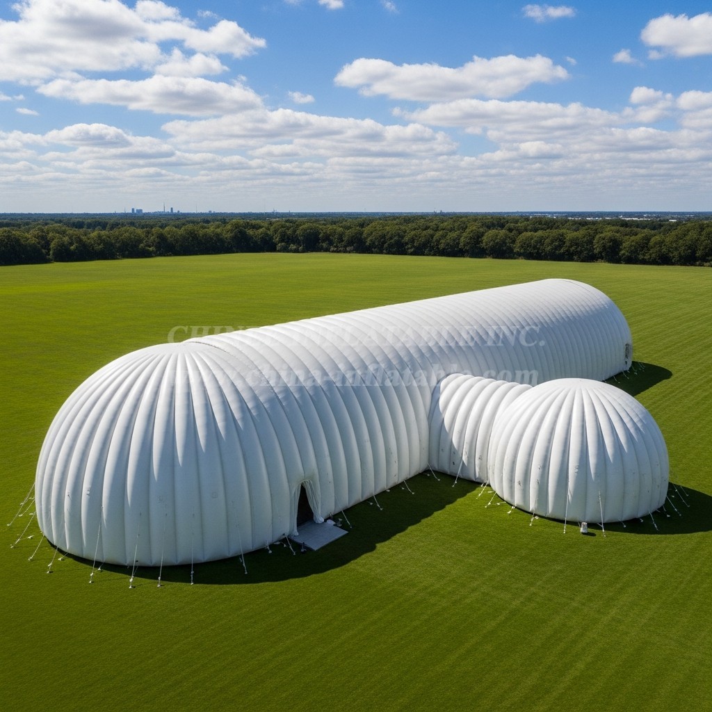 Tent1-6284 White Inflatable Dome Tent