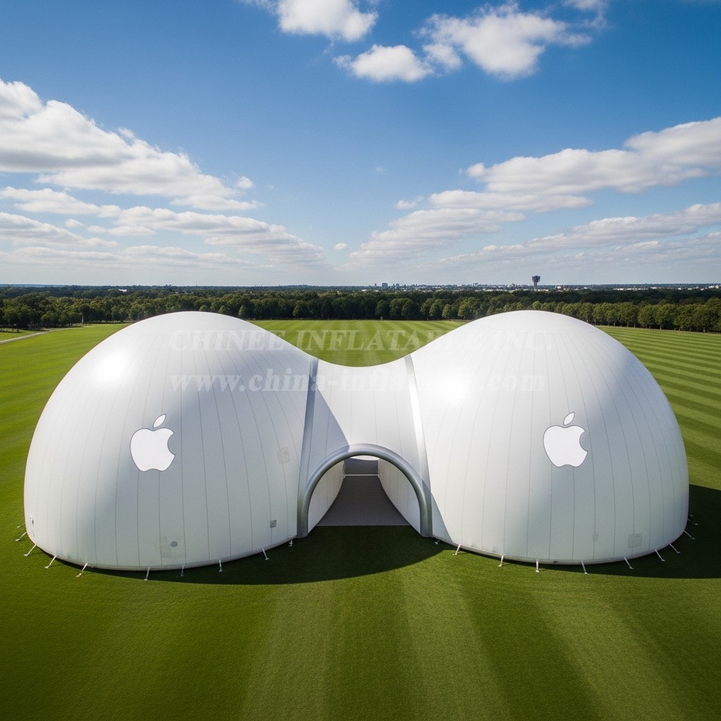 Tent1-6308 Apple Logo Theme Inflatable Dome