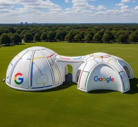 Tent1-6310 Google Logo Dome Inflatable Pavilion