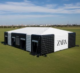 Tent1-6372 Black White Inflatable Pavilion
