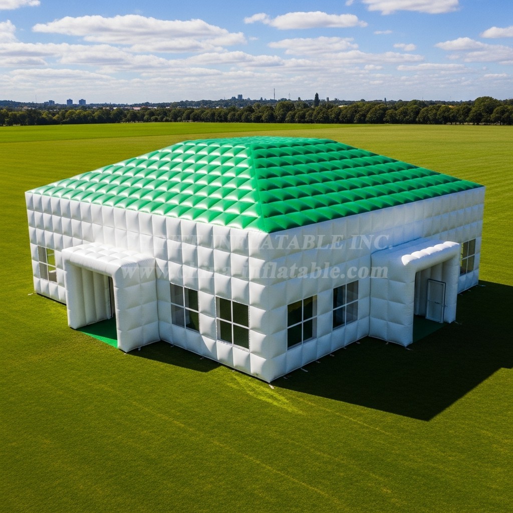 Tent1-6415 Green White Inflatable Event Tent