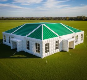 Tent1-6418 Green White Inflatable Event Tent