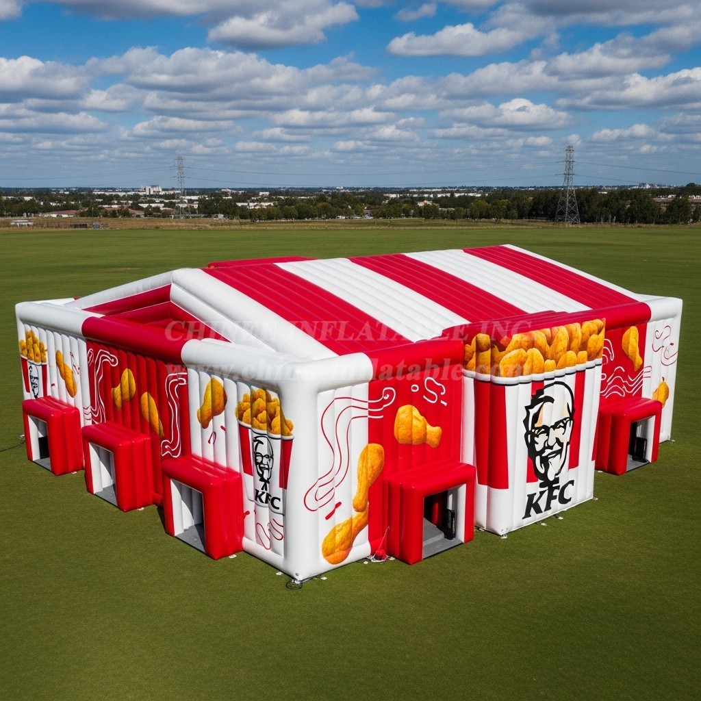 Tent1-6444 KFC Red Inflatable Tent