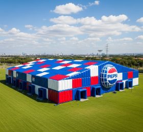 Tent1-6468 Pepsi Blue Red Inflatable Tent
