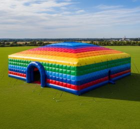 Tent1-6501 Rainbow Striped Inflatable Tent