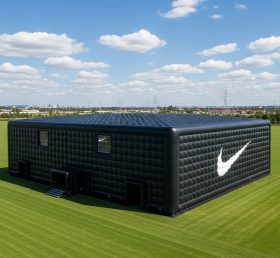 Tent1-6531 Sleek Black Inflatable Nike Pavilion