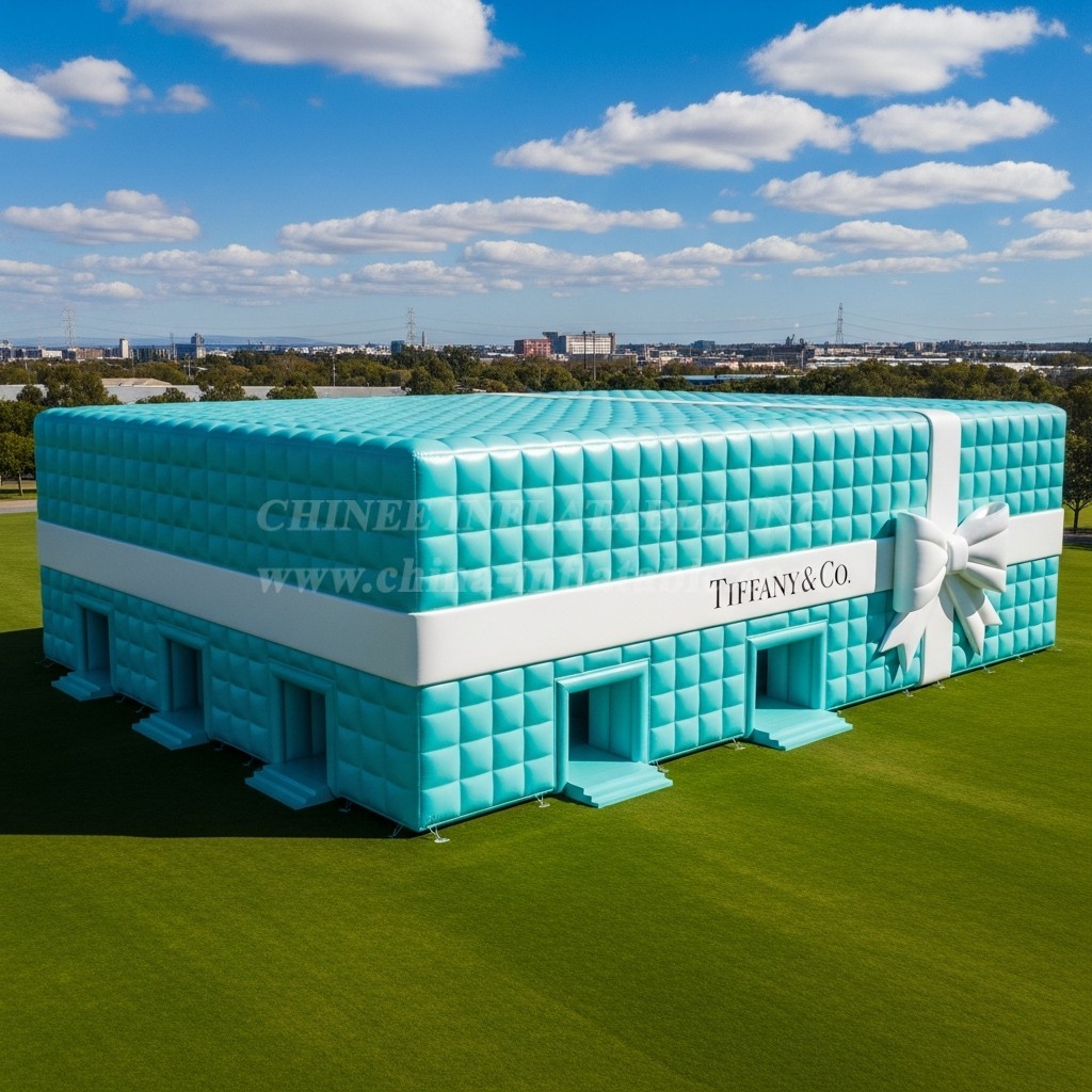 Tent1-6539 Tiffany Blue Inflatable Event Tent