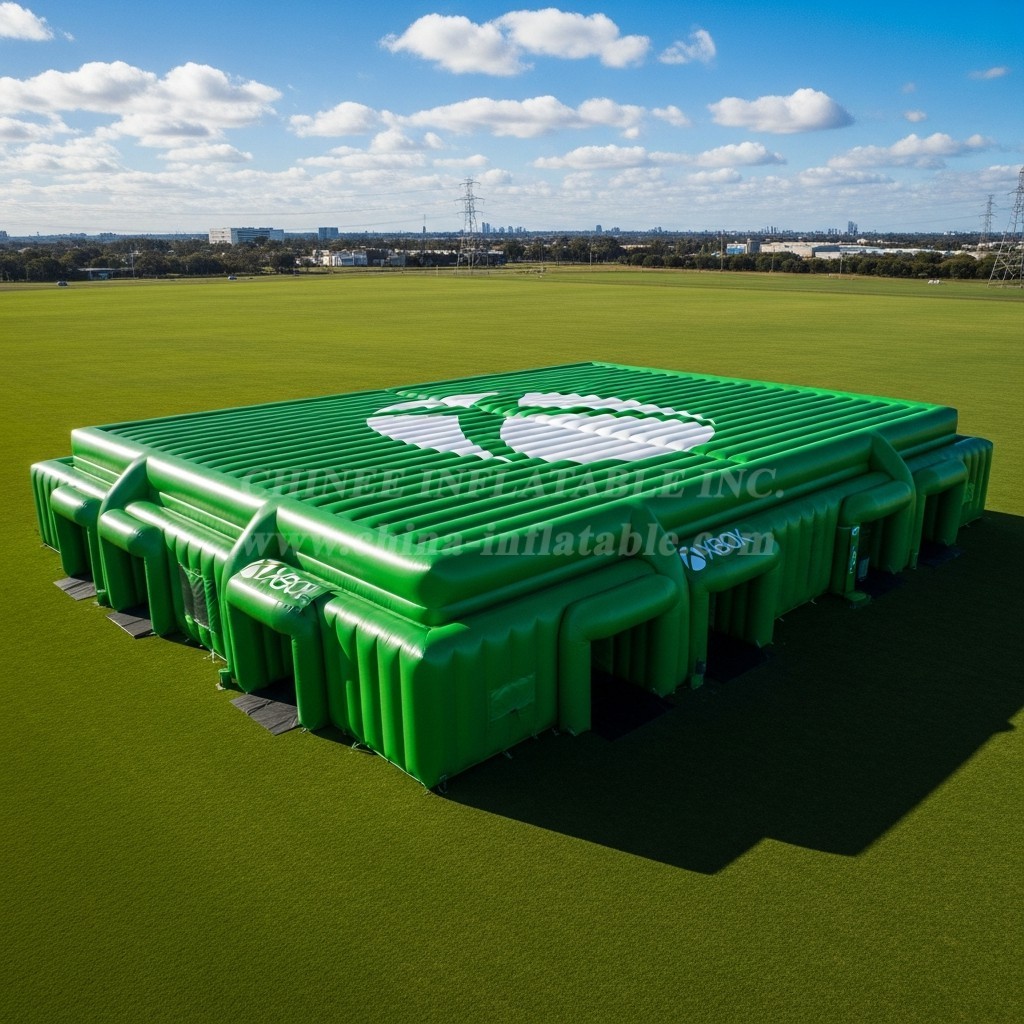 Tent1-6550 Xbox Green Inflatable Tent