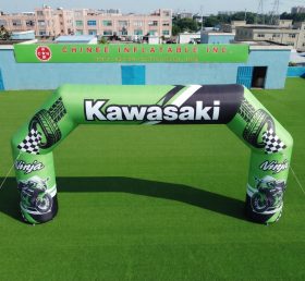 Arch3-131 Kawasaki Advertising Inflatable Arch