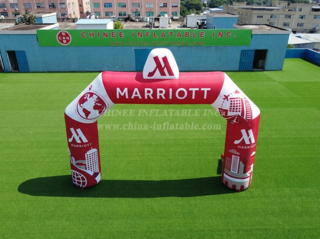 Arch3-139 Marriott Advertising Inflatable Arch