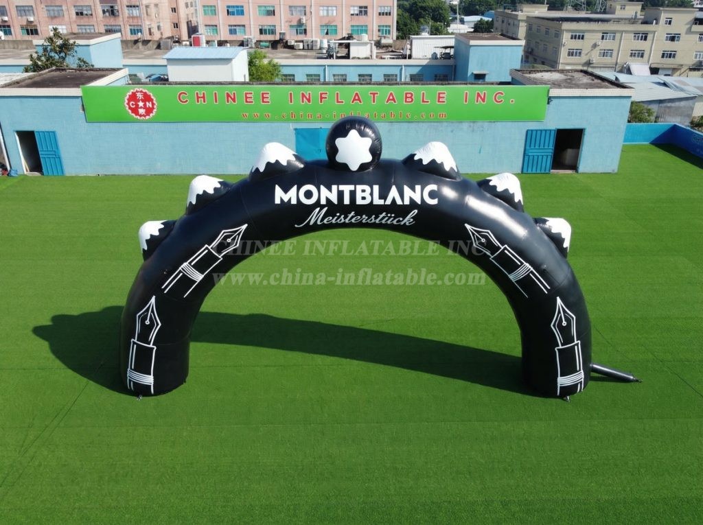 Arch3-145 Montblanc Advertising Inflatable Arch