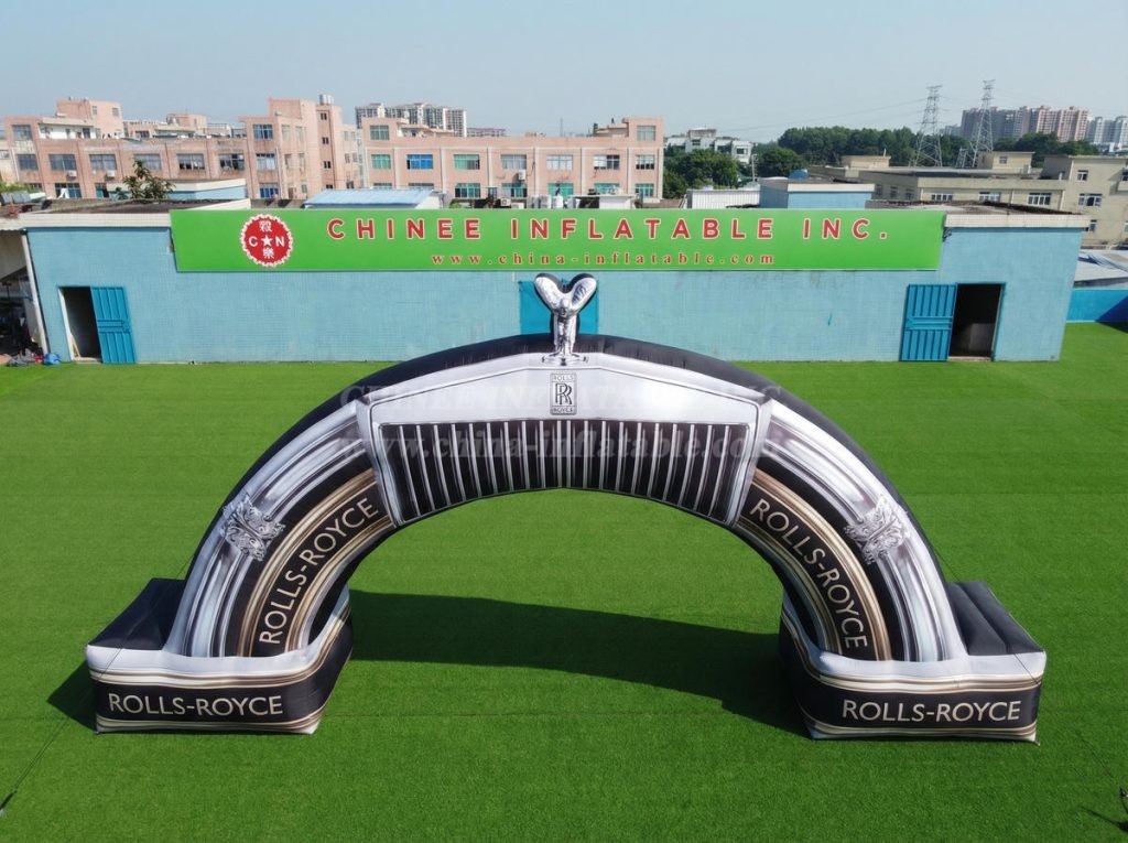 Arch3-164 Rolls Royce Advertising Inflatable Arch