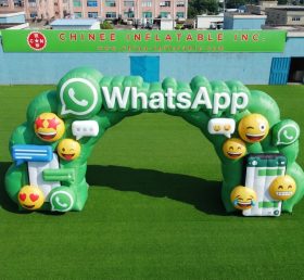 Arch3-187 WhatsApp Advertising Inflatable Arch