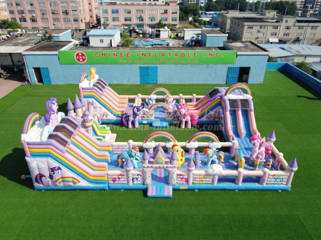 CR2-477 My Little Pony Theme Inflatable Challenging Run