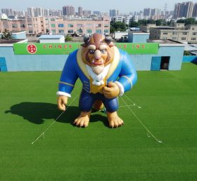 Cartoon3-746 Beauty and the Beast Theme Inflatable Cartoon