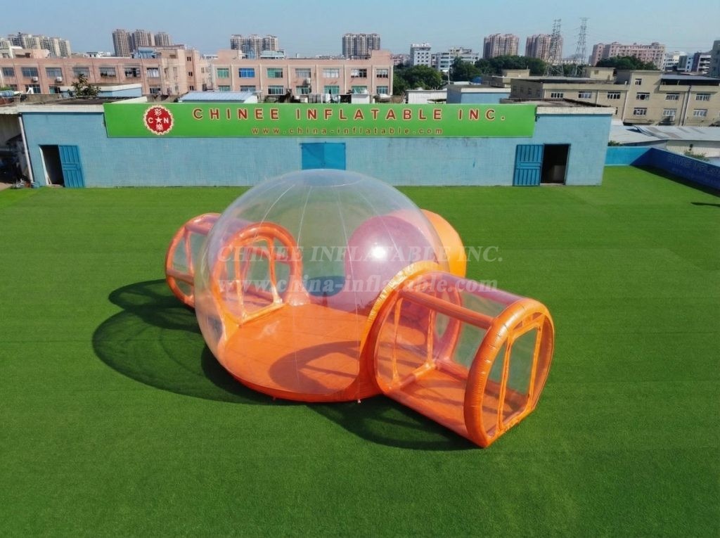Tent1-5048I Orange Inflatable Bubble Tent