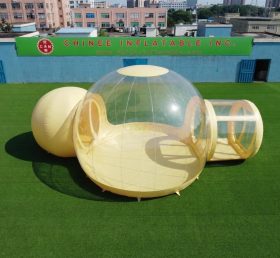 Tent1-5043J Pastel Yellow Inflatable Bubble Tent
