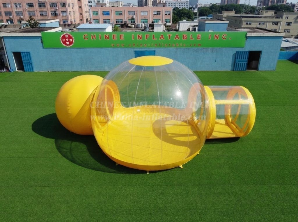 Tent1-5043O Yellow Inflatable Bubble Tent