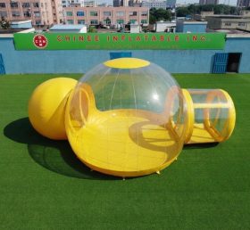 Tent1-5043O Yellow Inflatable Bubble Tent