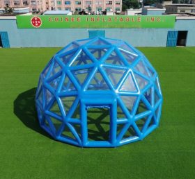 Tent1-5041B Blue Spherical Structure Inflatable Bubble Tent