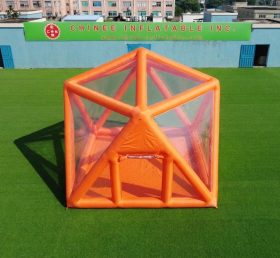 Tent1-5040J Orange Inflatable Structured Bubble Tent