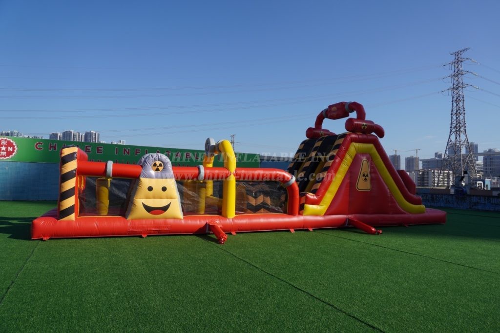 T7-1373B Toxic Inflatable Obstacle Course