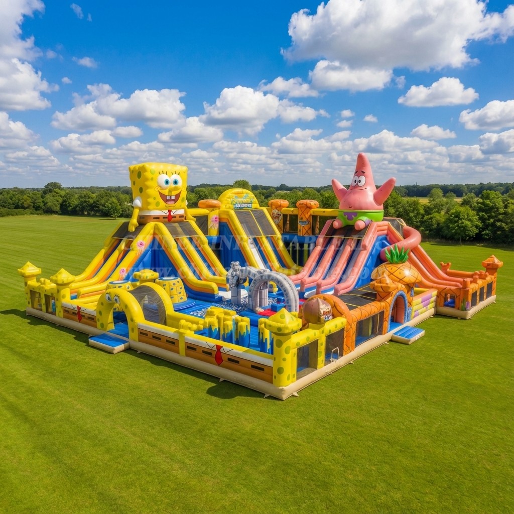 GF2-718B SpongeBob SquarePants Theme Inflatable Park