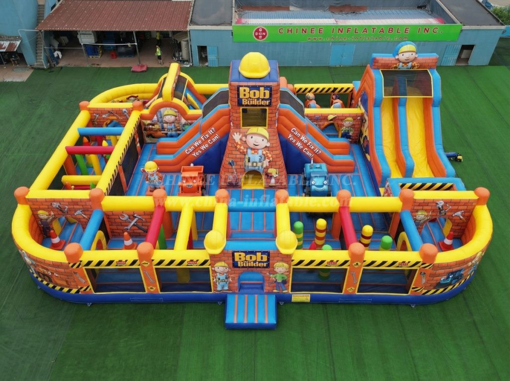 GF3-577 Bob the Builder Theme Inflatable Park