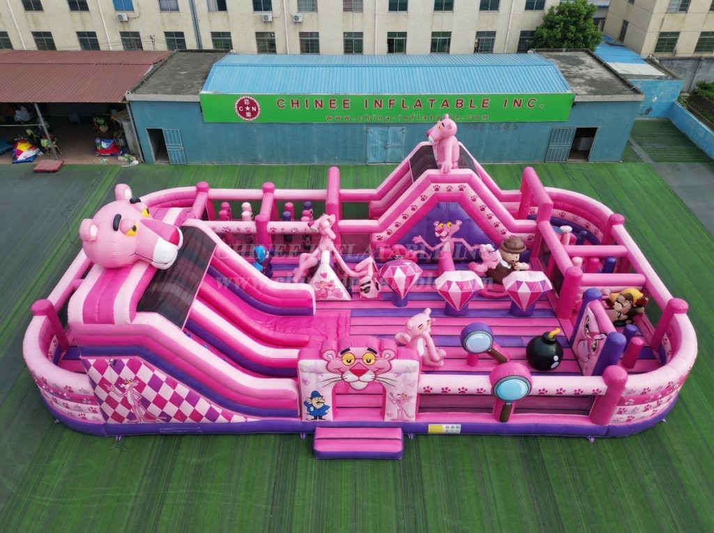 GF3-617 Pink Panther Theme Inflatable Park