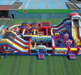 GF3-621 Superhero Theme Inflatable Park