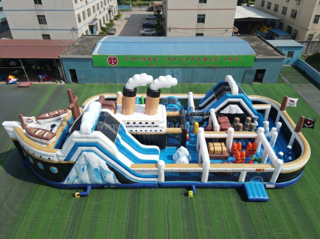 GF3-634 Titanic Theme Inflatable Park