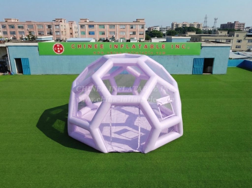 Tent1-5010H Lavender Inflatable Bubble House