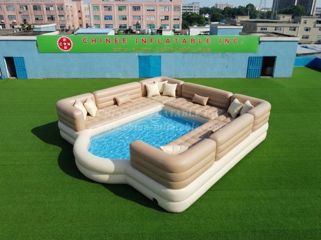 Pool4-003 Inflatable Pool with Bar