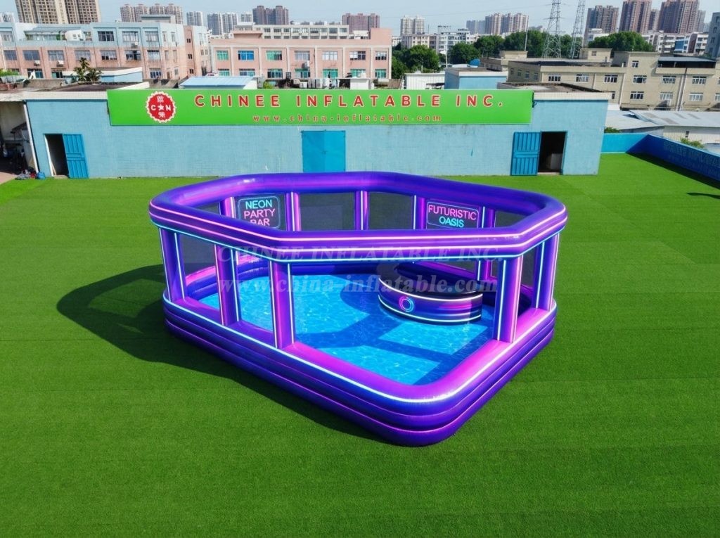 Pool4-007 Inflatable Pool with Bar