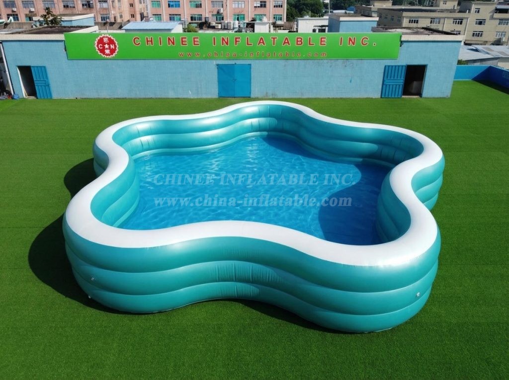 Pool4-032 Irregular Shaped Inflatable Pool