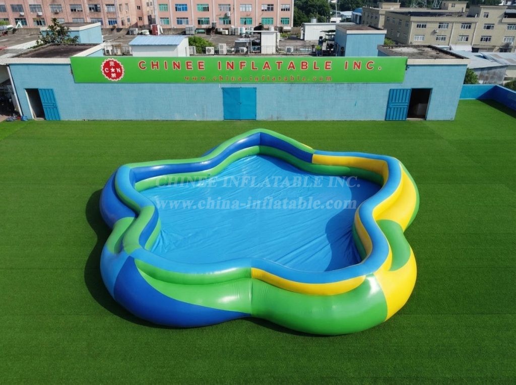 Pool4-048 Irregular Shaped Inflatable Pool