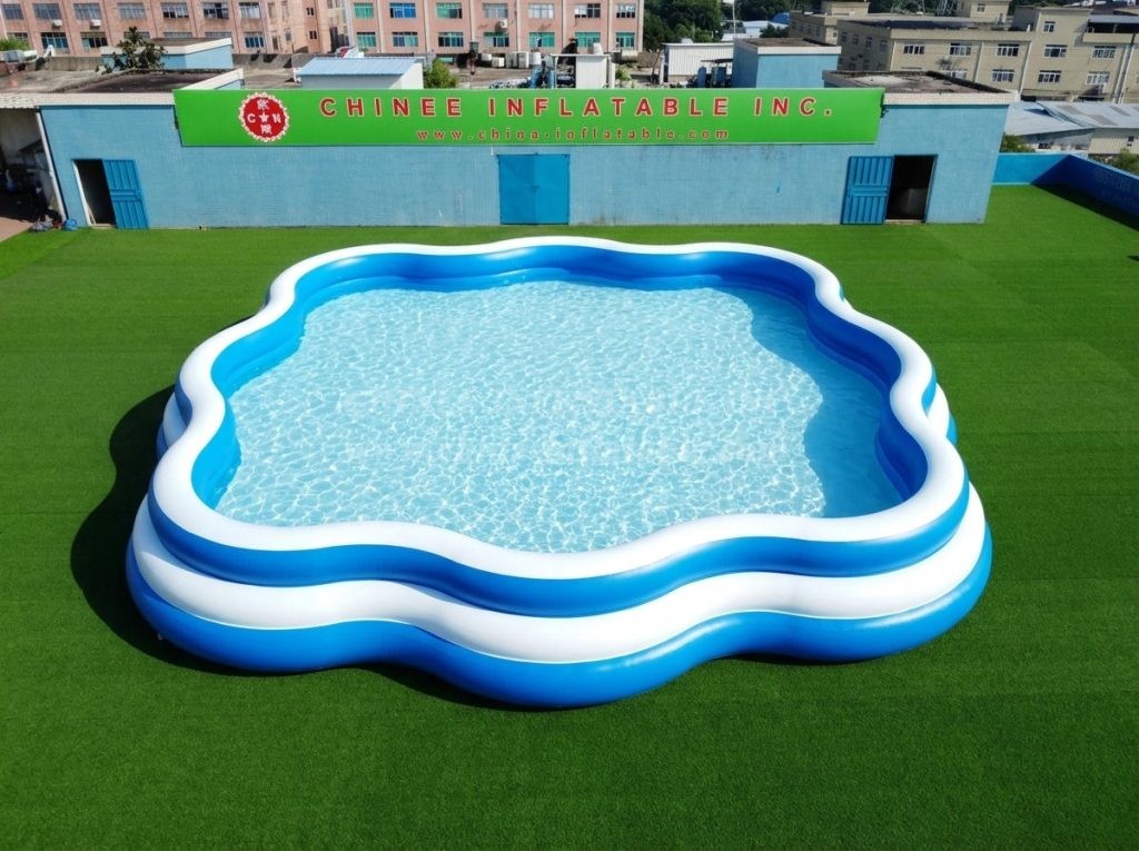 Pool4-054 Irregular Shaped Inflatable Pool